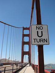 No U-Turns on the Golden Gate